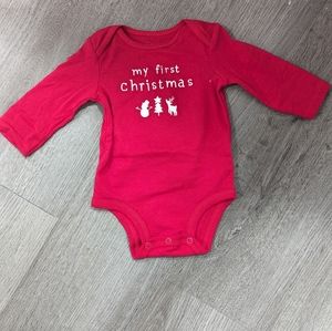My First Christmas Onsie 3 months